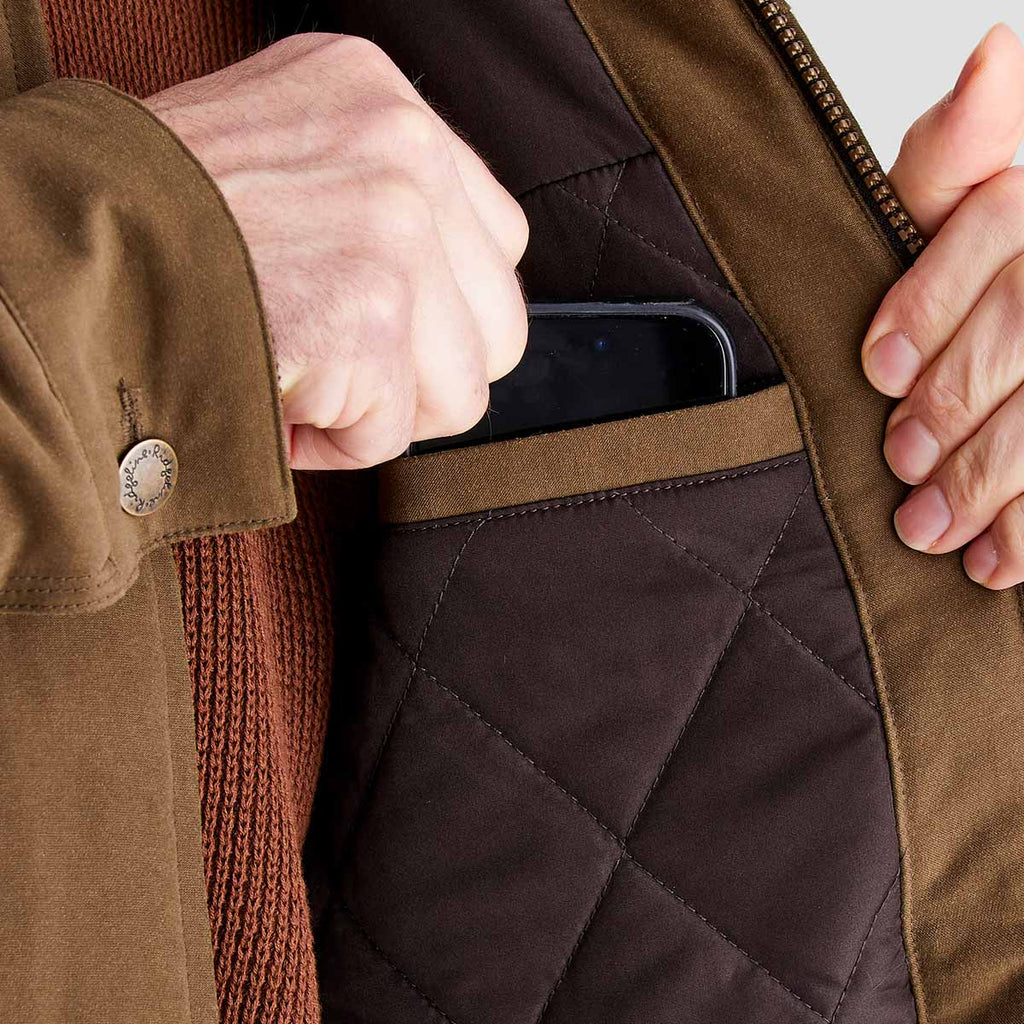 Ridgeline Mens Montana Work Coat - Moody Teak