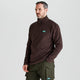 Ridgeline Mens Narvik Fleece - Deep Bark