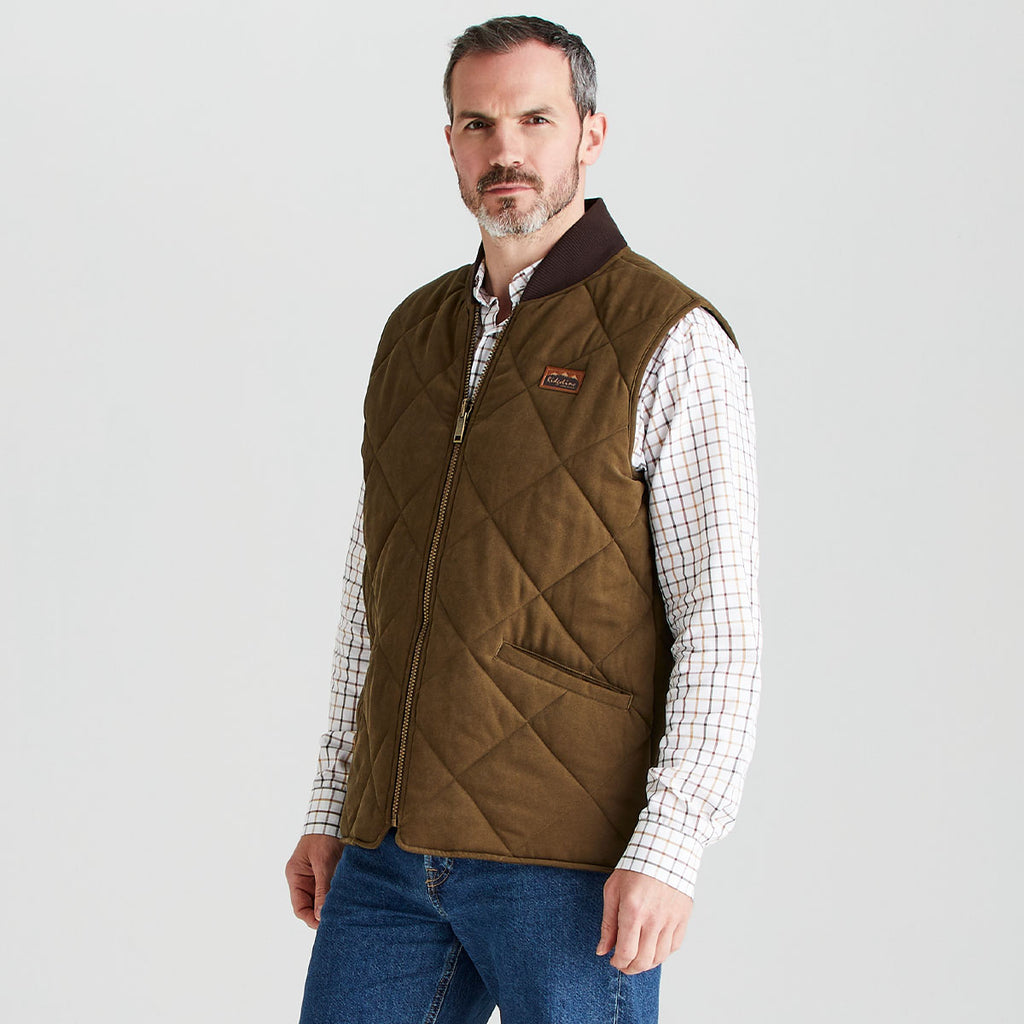 Ridgeline Mens Wester Skeld Gilet - Moody Teak
