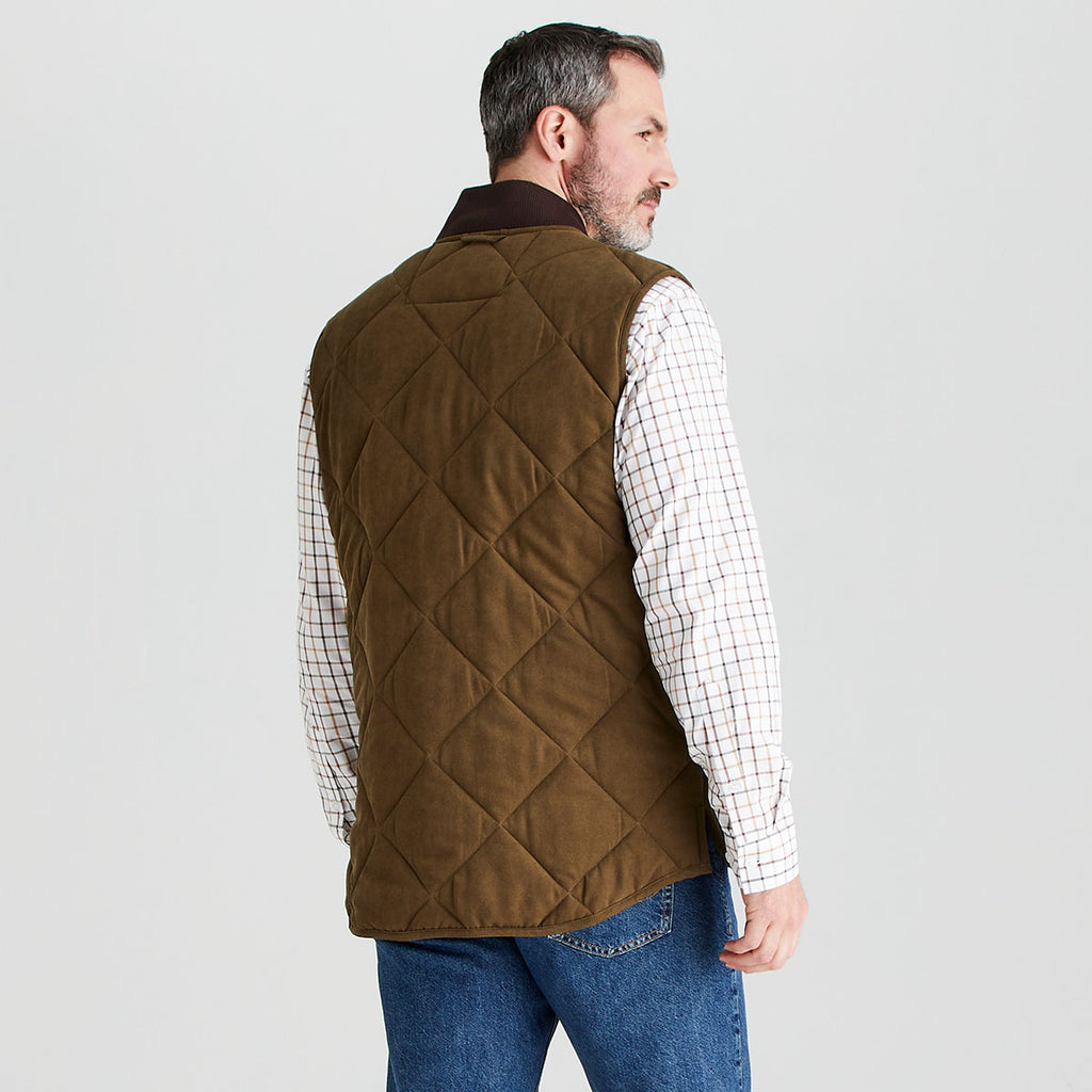 Ridgeline Mens Wester Skeld Gilet - Moody Teak