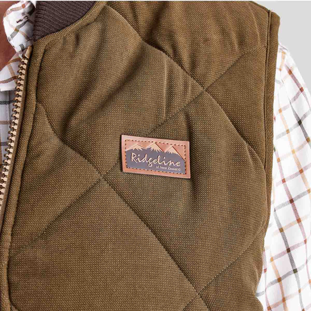 Ridgeline Mens Wester Skeld Gilet - Moody Teak