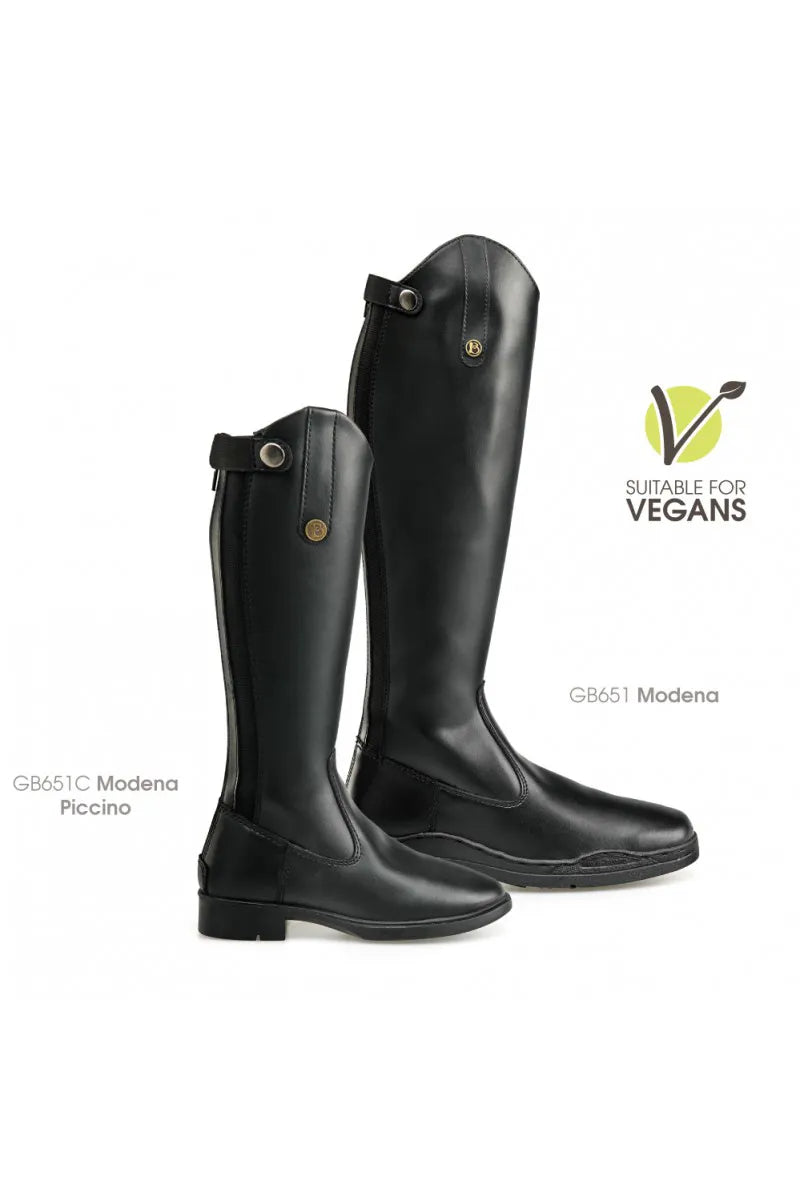 Brogini Modena Synthetic Long Boot - Black