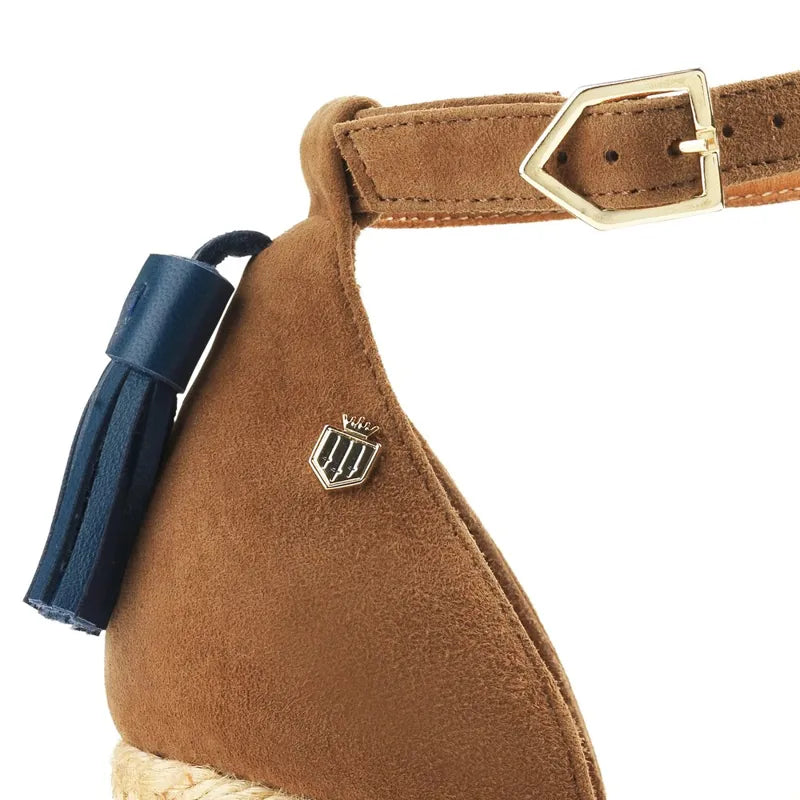 Fairfax and Favor Ladies The Monaco Wedge - Tan