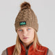 Ridgeline Nordic Fleck Bobble Hat - Teak