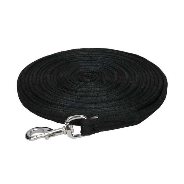 Elico Soft Feel Lunge Rein - Black
