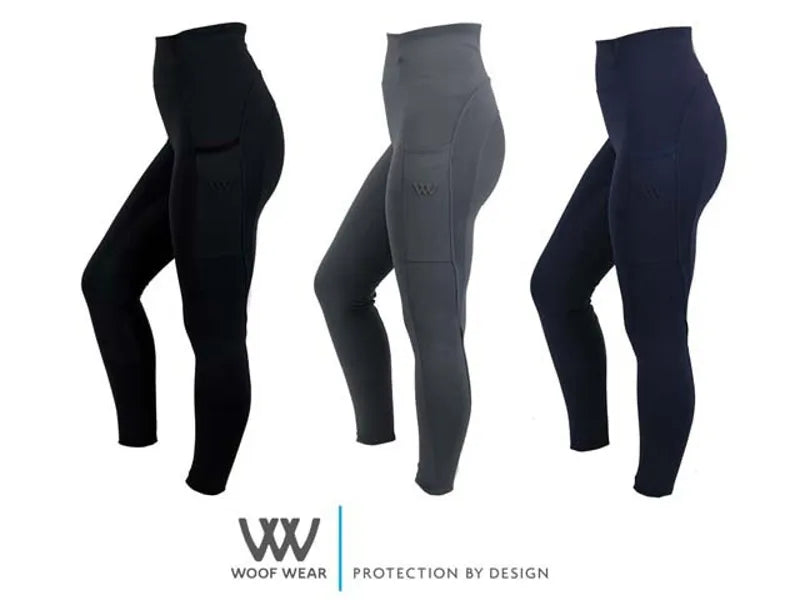Woof Wear Original Full Seat Riding Tights - Black