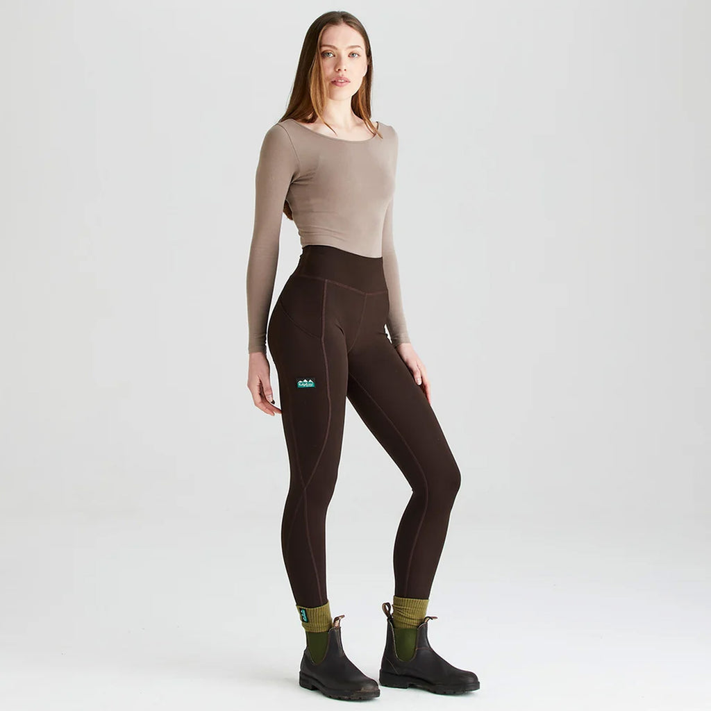 Ridgeline Ladies Infinity Leggings - Deep Bark