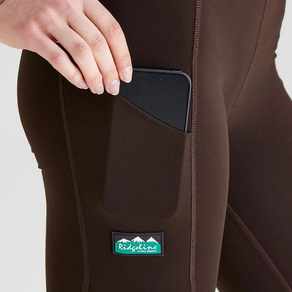 Ridgeline Ladies Infinity Leggings - Deep Bark