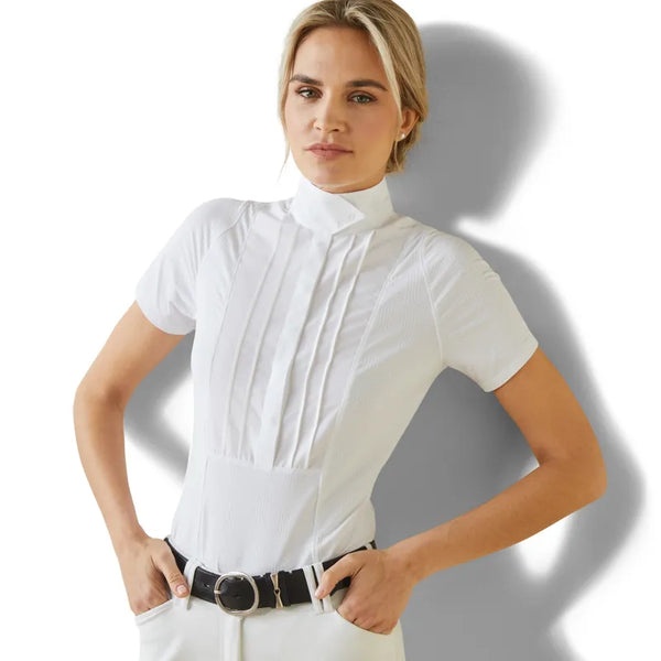 Ariat Ladies Luxe Show Shirt - White