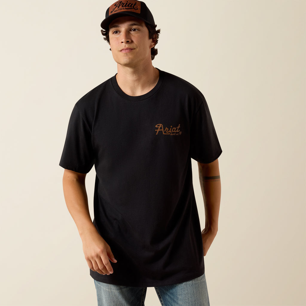 Ariat Mens Cowmooflage T-Shirt - Black