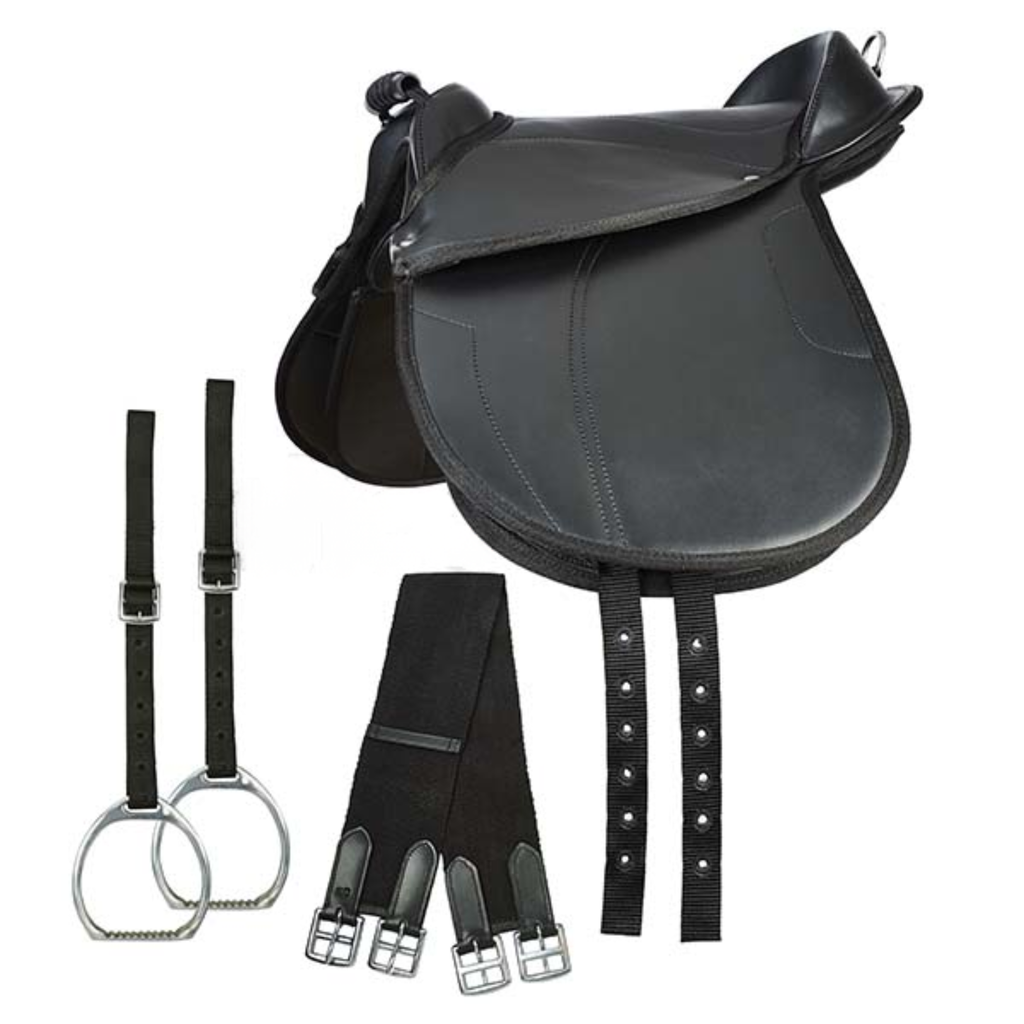 Elico Childs Cub Saddle Set - Black