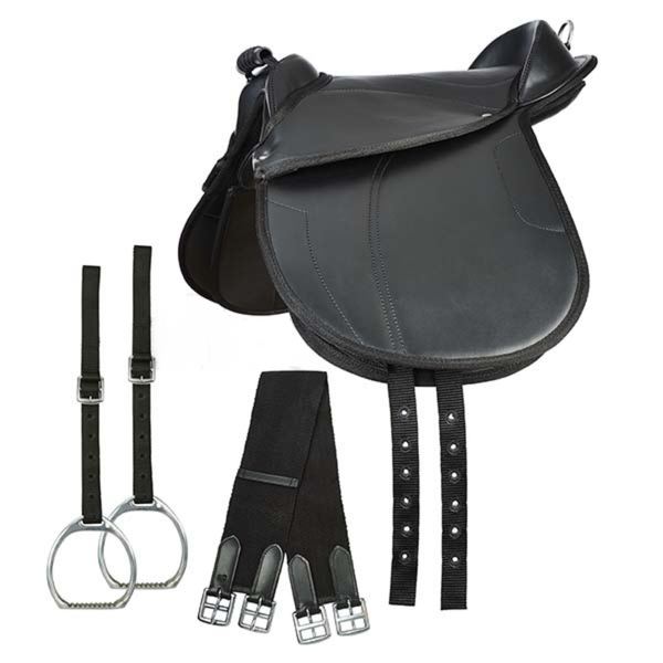 Elico Childs Cub Saddle Set - Black