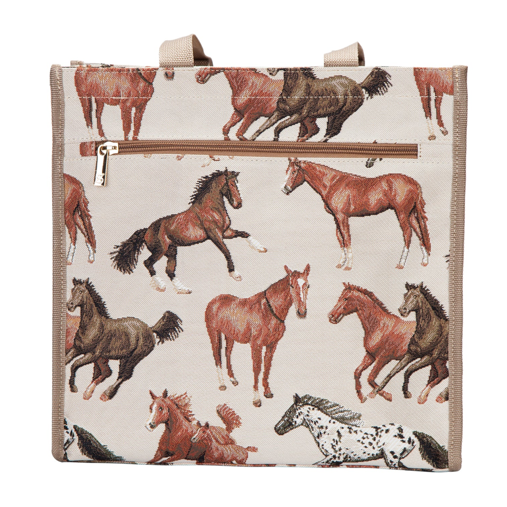 Signare Tapestry Running Horse Shopper Bag