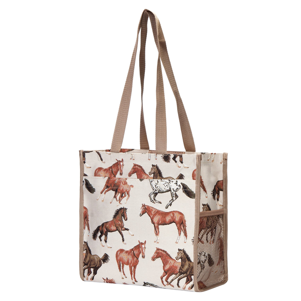 Signare Tapestry Running Horse Shopper Bag