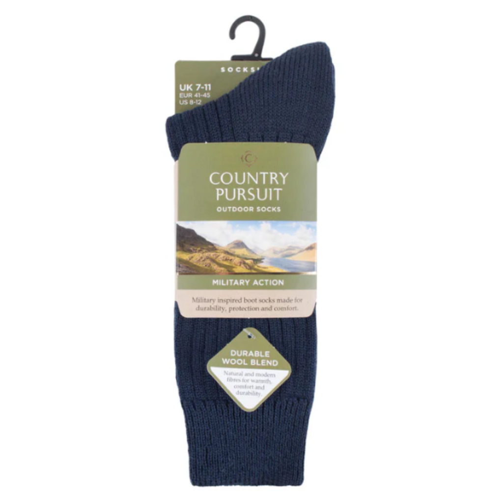Country Pursuit Mens Short Military Action Socks - Assorted