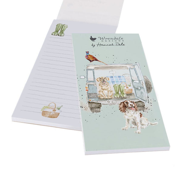 Wrendale Dog Shopping Pad - Paws for a Picnic