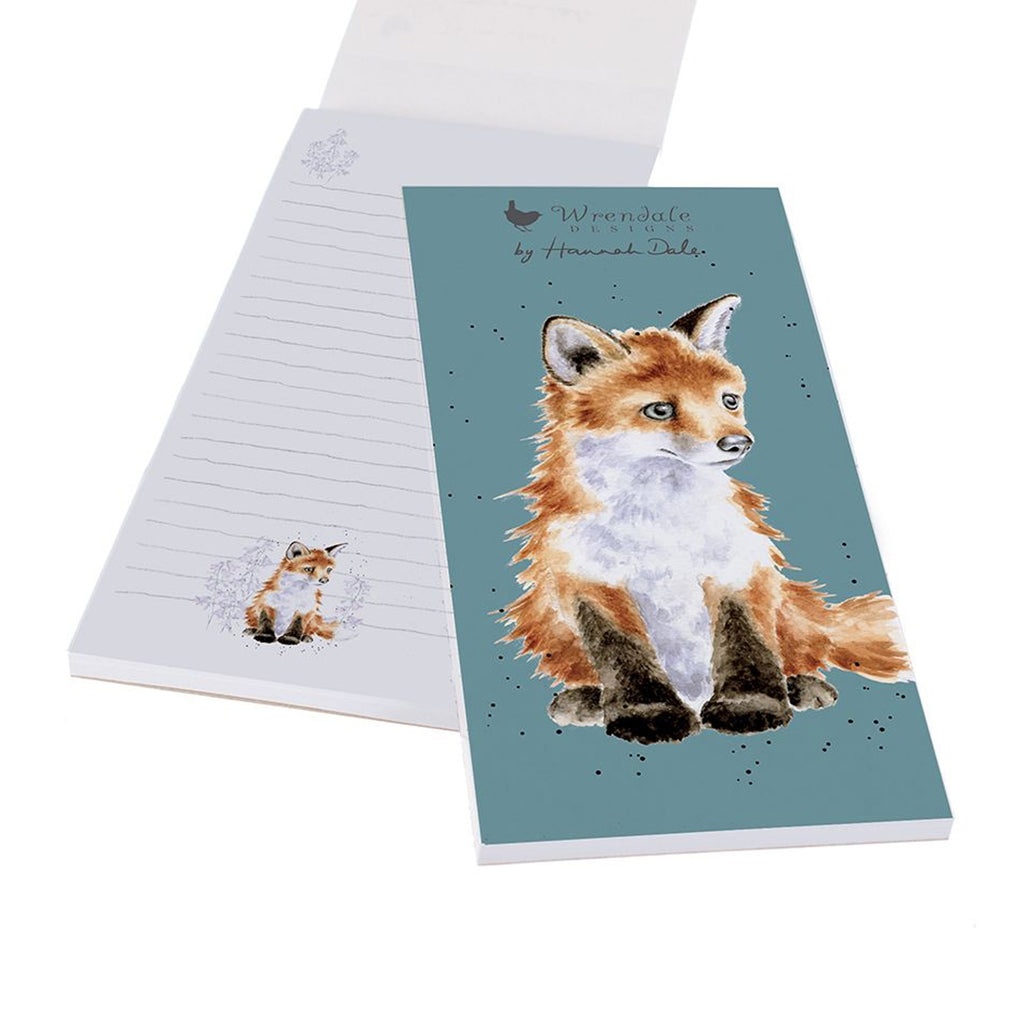 Wrendale Fox Shopping Pad - Contemplation