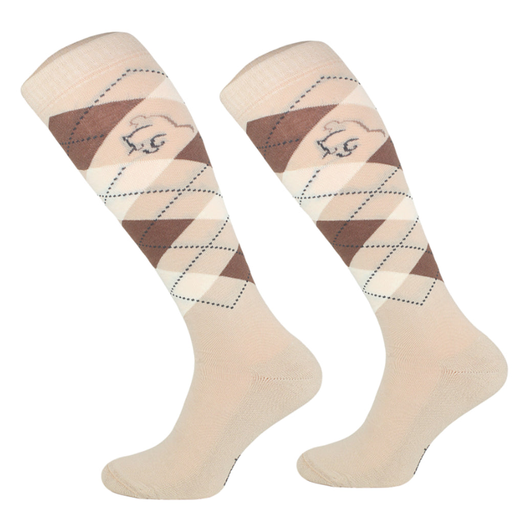 Comodo Adult Soft Feel Equestrian Sport Sock - Light Beige