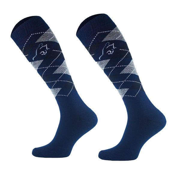 Comodo Junior Soft Feel Equestrian Sport Sock - Navy