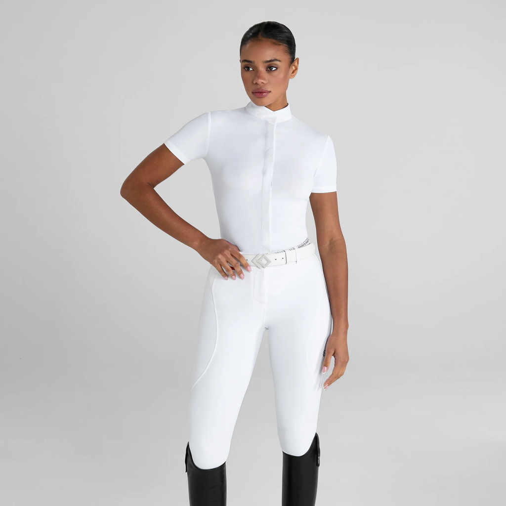 Aztec Diamond Premium Lightweight Short Sleeve Shirt - White