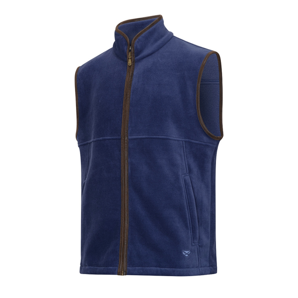 Hoggs of Fife Mens Stenton Technical Fleece Gilet  - Nordic Blue