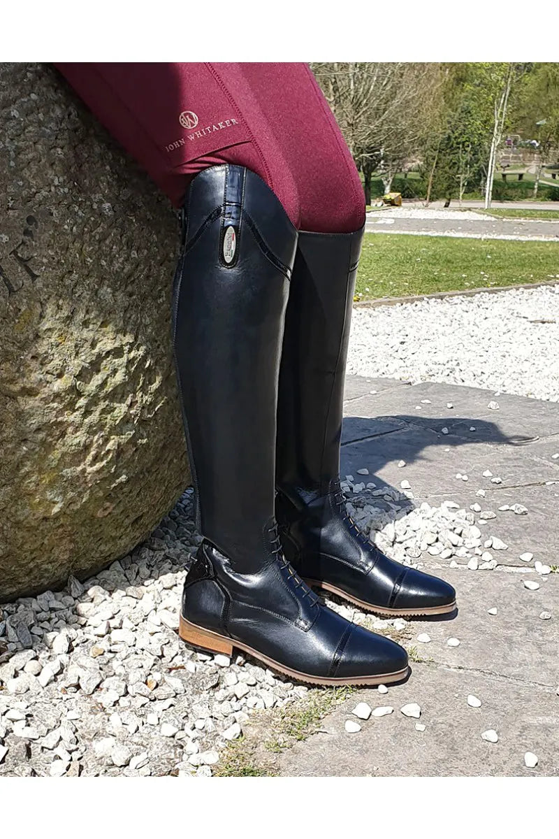 Brogini Florence Vogue Croc Boots - Black