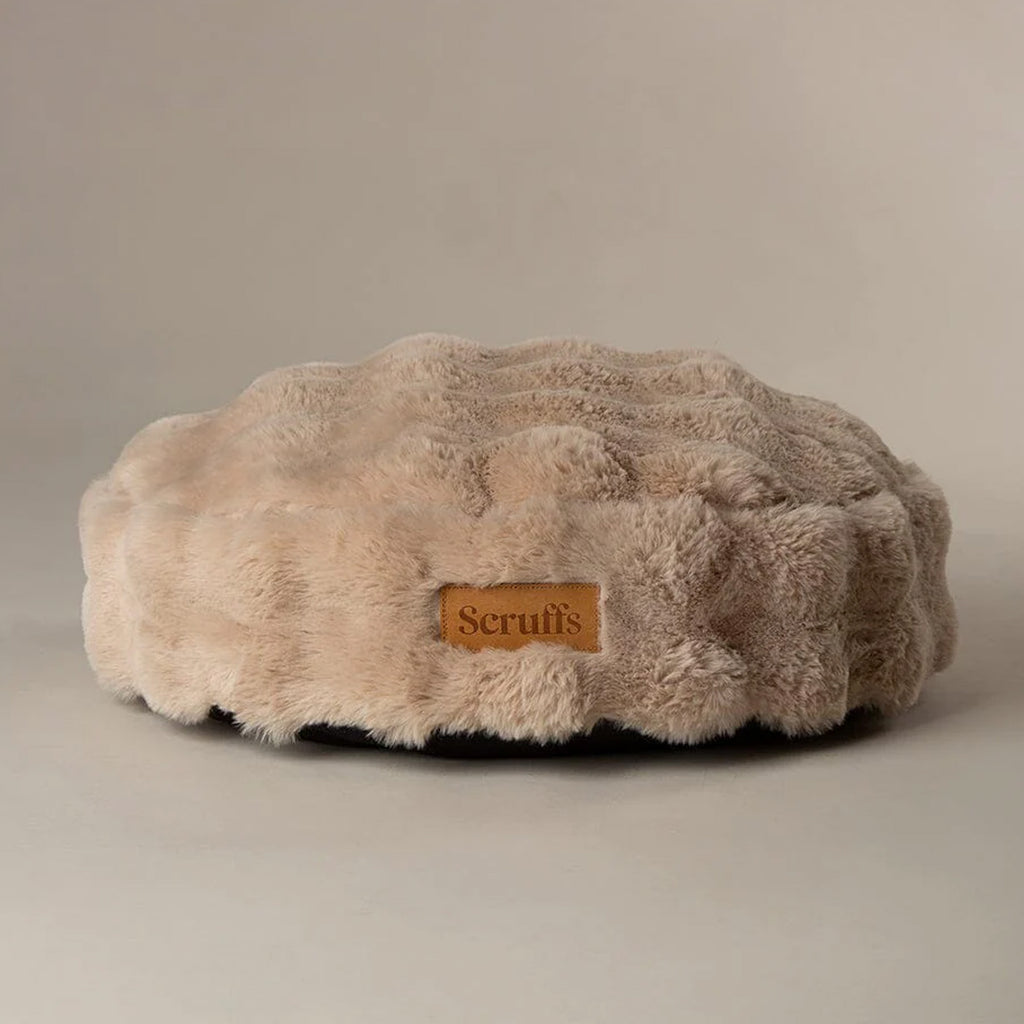 Scruffs Alpine Round Pet Cushion - Champagne
