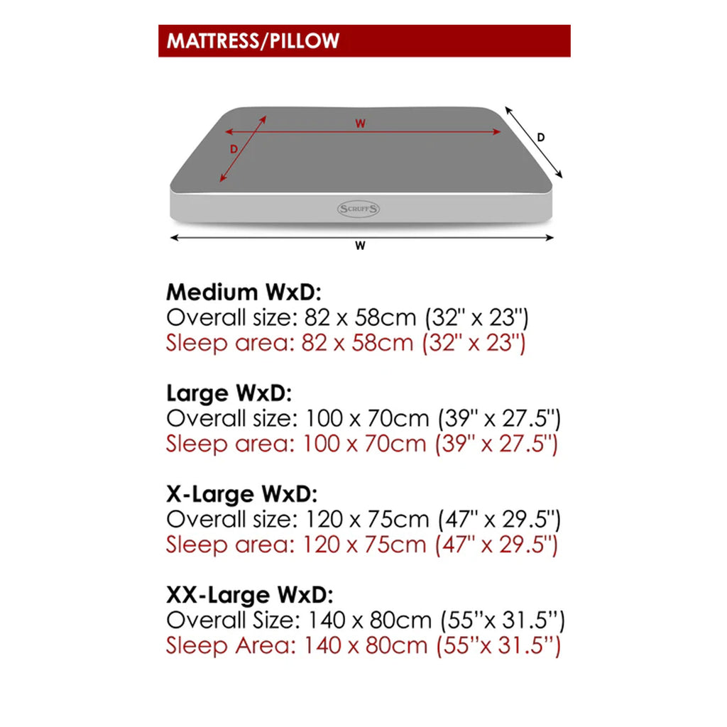 Scruffs Wilton Mattress - Navy Blue