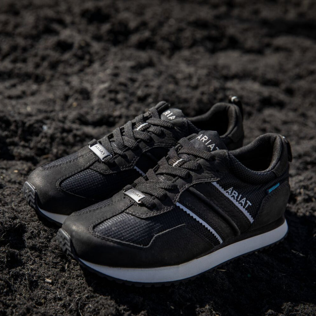 Ariat Ladies Ranch Runner H2O Trainer - Carbon Black