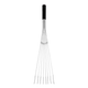Red Gorilla Tidee Short Metal Rake - Black