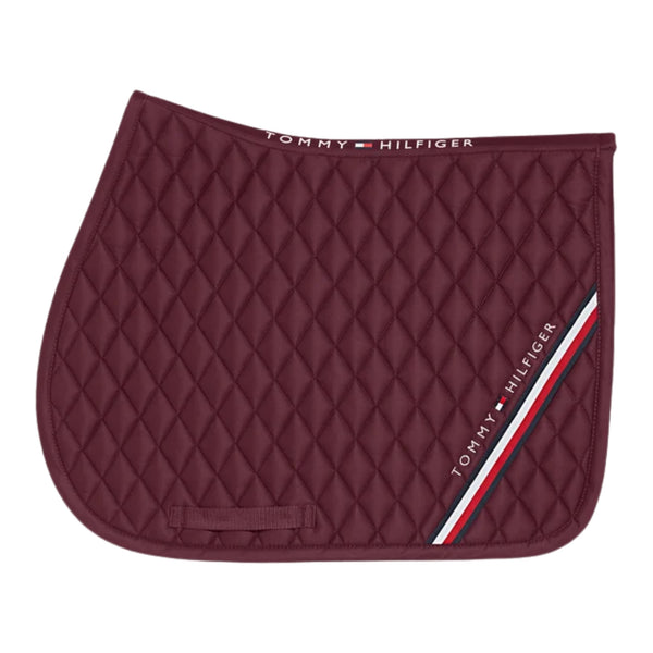 Tommy Hilfiger Stanford Jumping Saddlepad - Deep Burgundy