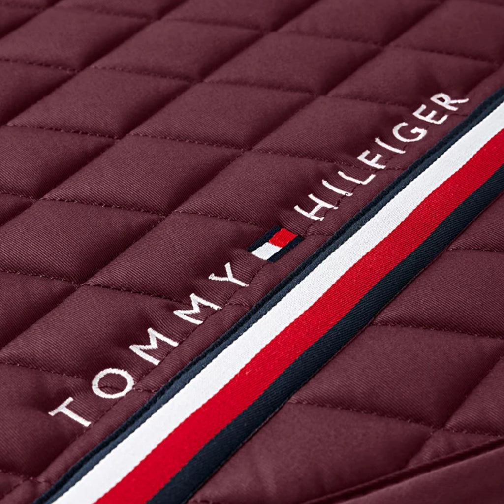 Tommy Hilfiger Stanford Jumping Saddlepad - Deep Burgundy
