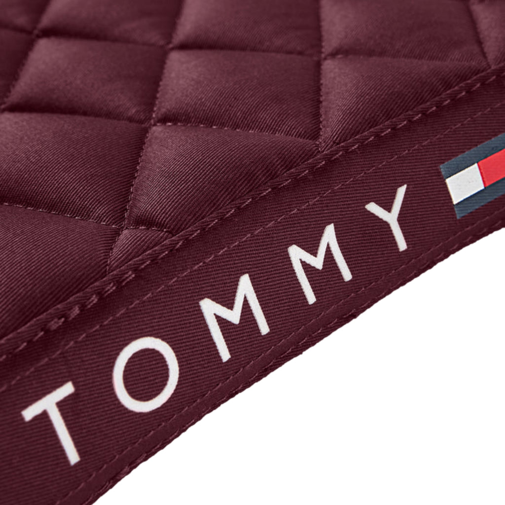 Tommy Hilfiger Stanford Jumping Saddlepad - Deep Burgundy
