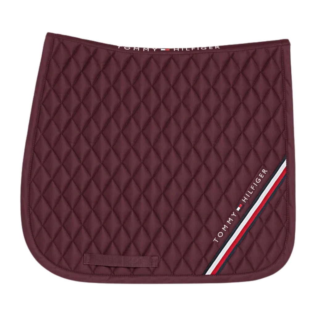 Tommy Hilfiger Stanford Dressage Saddlepad - Deep Burgundy
