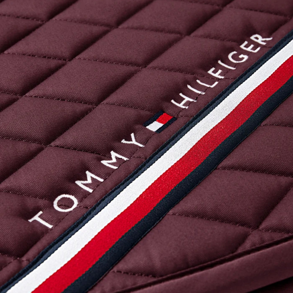 Tommy Hilfiger Stanford Dressage Saddlepad - Deep Burgundy