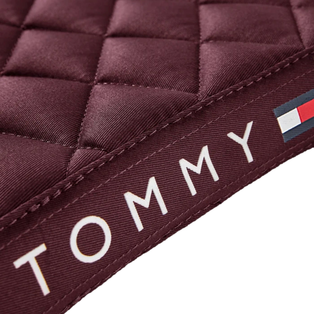 Tommy Hilfiger Stanford Dressage Saddlepad - Deep Burgundy