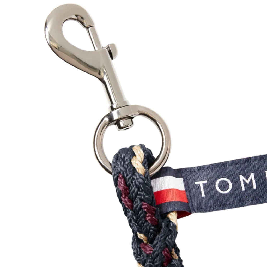 Tommy Hilfiger Yale Headcollar and Leadrope Rope - Deep Burgundy
