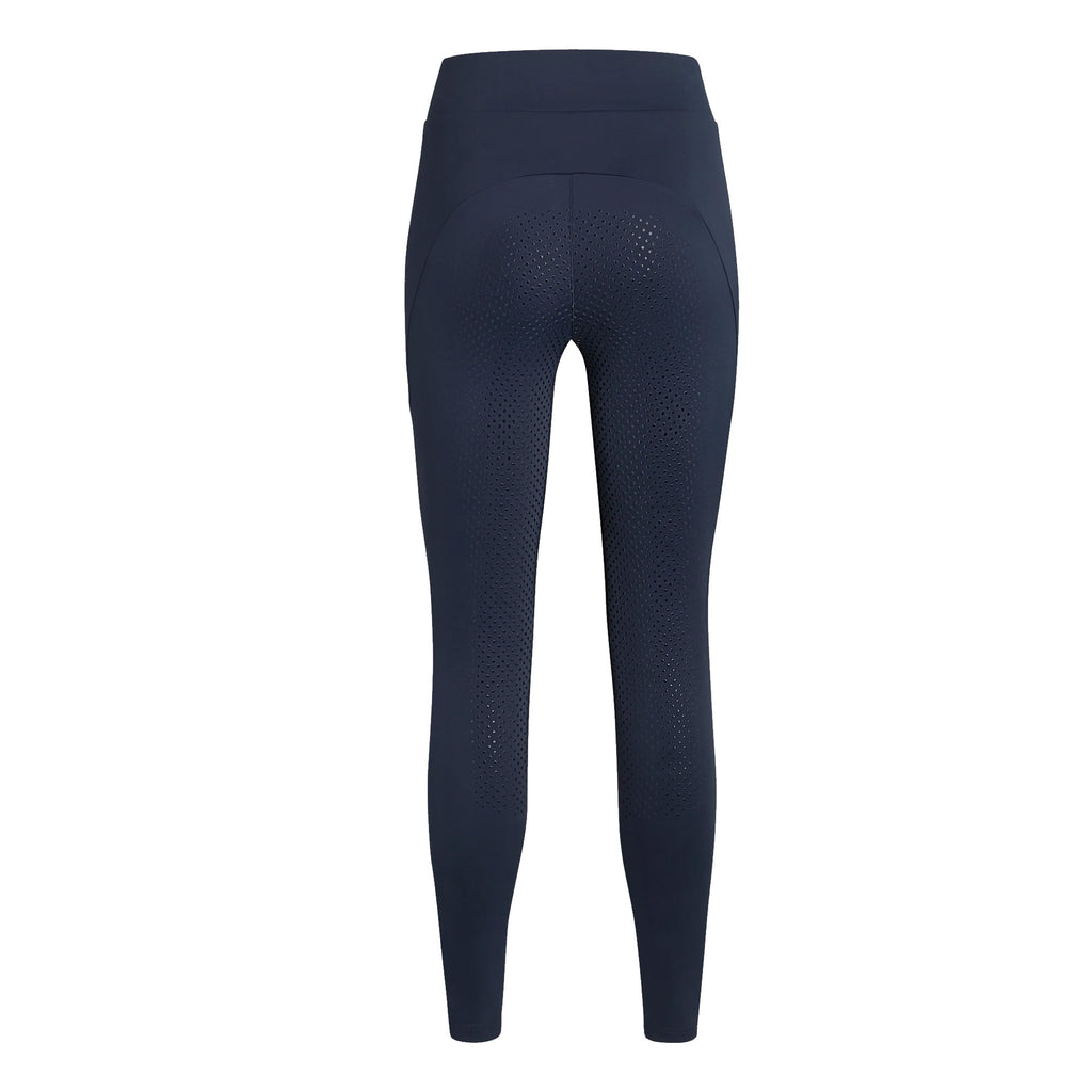 Tommy Hilfiger Ladies Elmira All Year Round Rhinestone Full Grip Leggings - Desert Sky