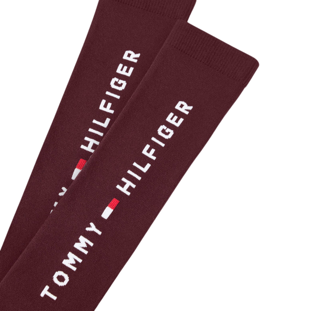 Tommy Hilfiger Clifton Riding Socks - Deep Burgundy