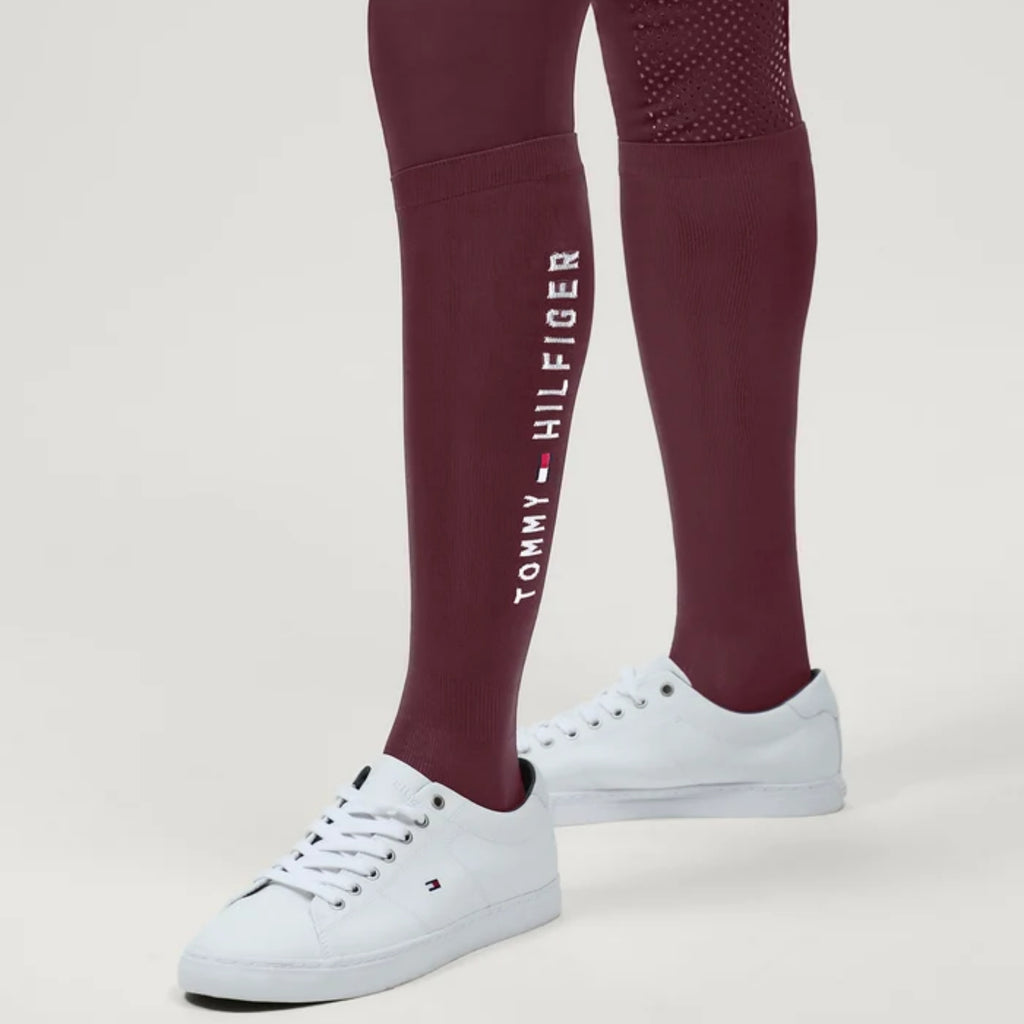 Tommy Hilfiger Clifton Riding Socks - Deep Burgundy