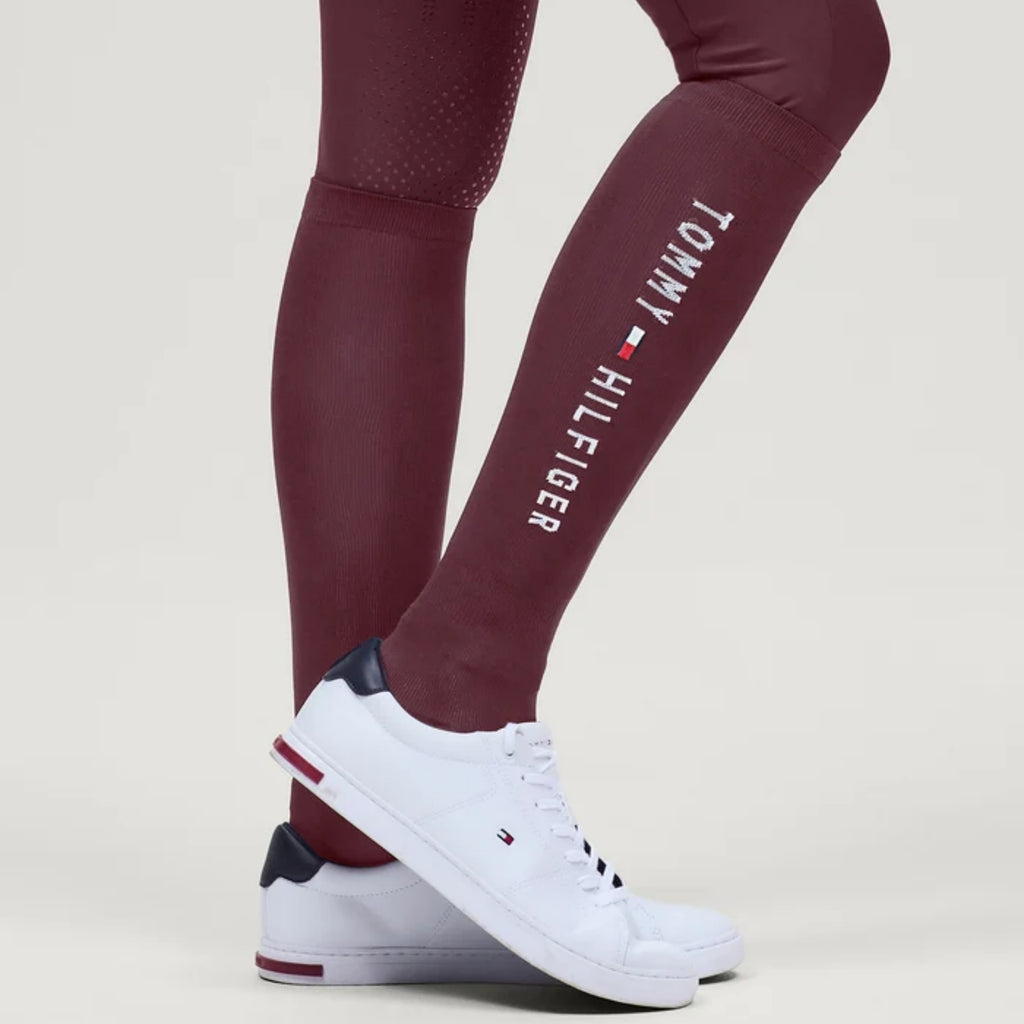 Tommy Hilfiger Clifton Riding Socks - Deep Burgundy