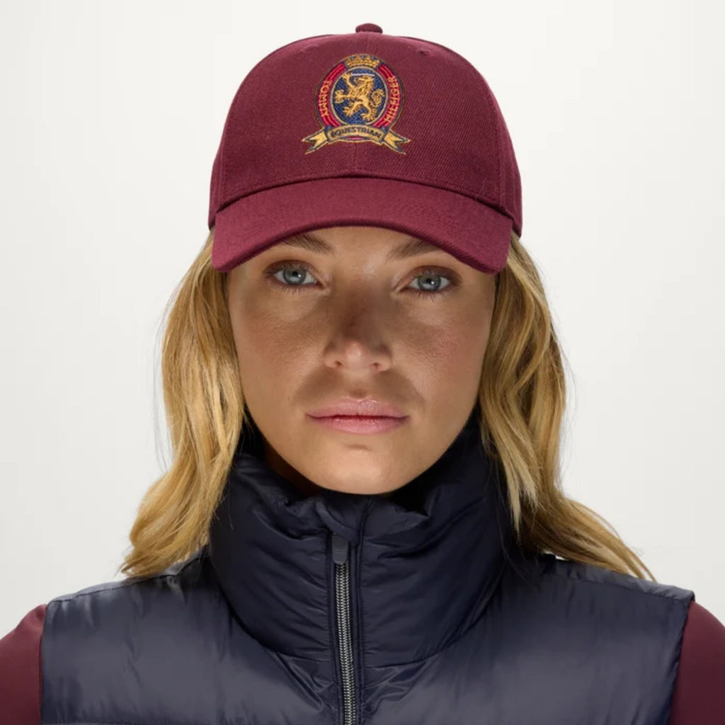 Tommy Hilfiger Royce Crest Cap - Deep Burgundy