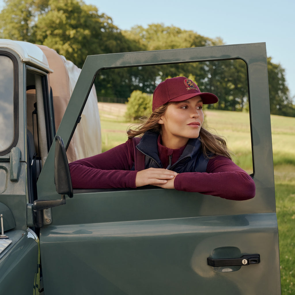 Tommy Hilfiger Royce Crest Cap - Deep Burgundy
