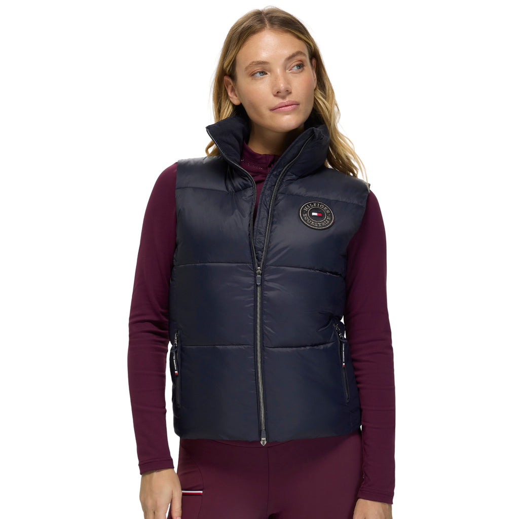 Tommy Hilfiger Ladies Everett Puffer Vest - Desert Sky