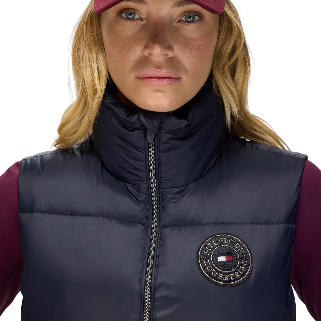 Tommy Hilfiger Ladies Everett Puffer Vest - Desert Sky