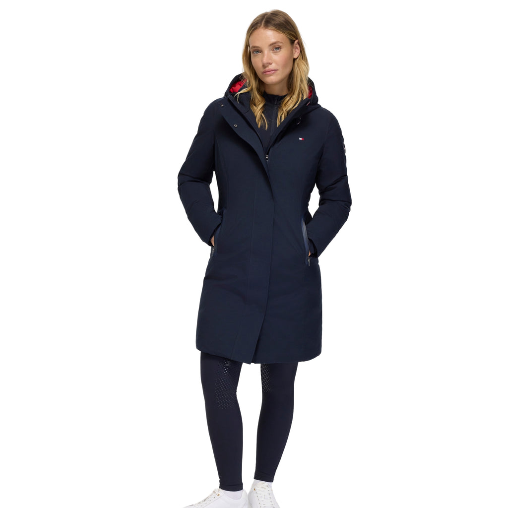Tommy Hilfiger Ladies Loma Long Riding Parka - Desert Sky