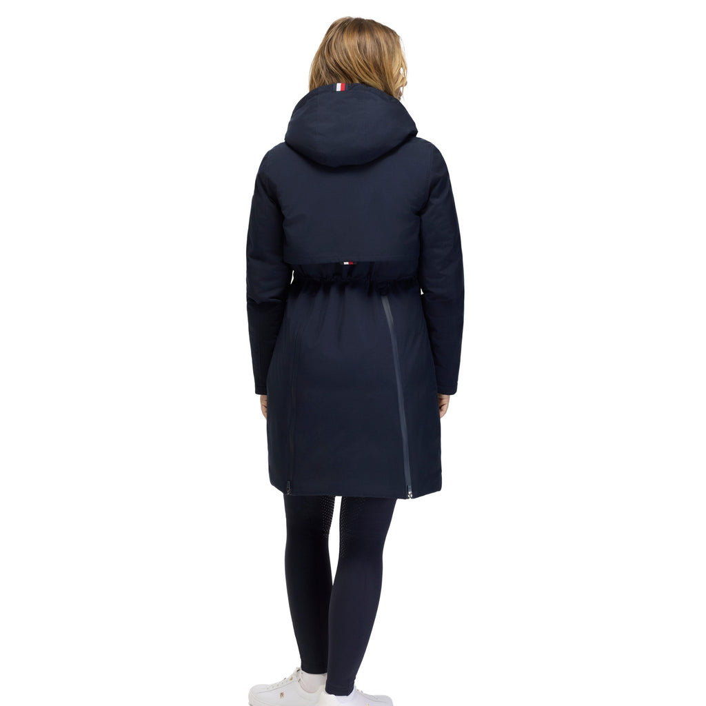 Tommy Hilfiger Ladies Loma Long Riding Parka - Desert Sky