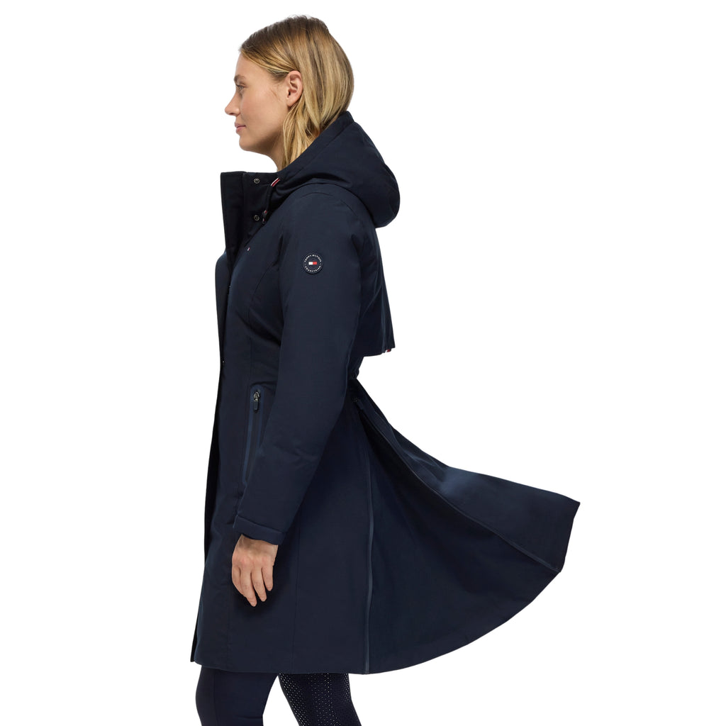 Tommy Hilfiger Ladies Loma Long Riding Parka - Desert Sky