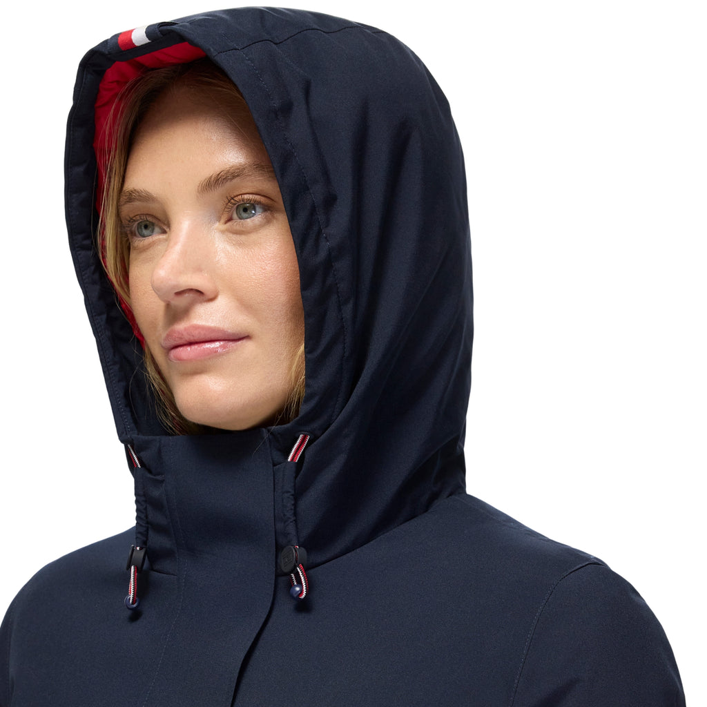 Tommy Hilfiger Ladies Loma Long Riding Parka - Desert Sky