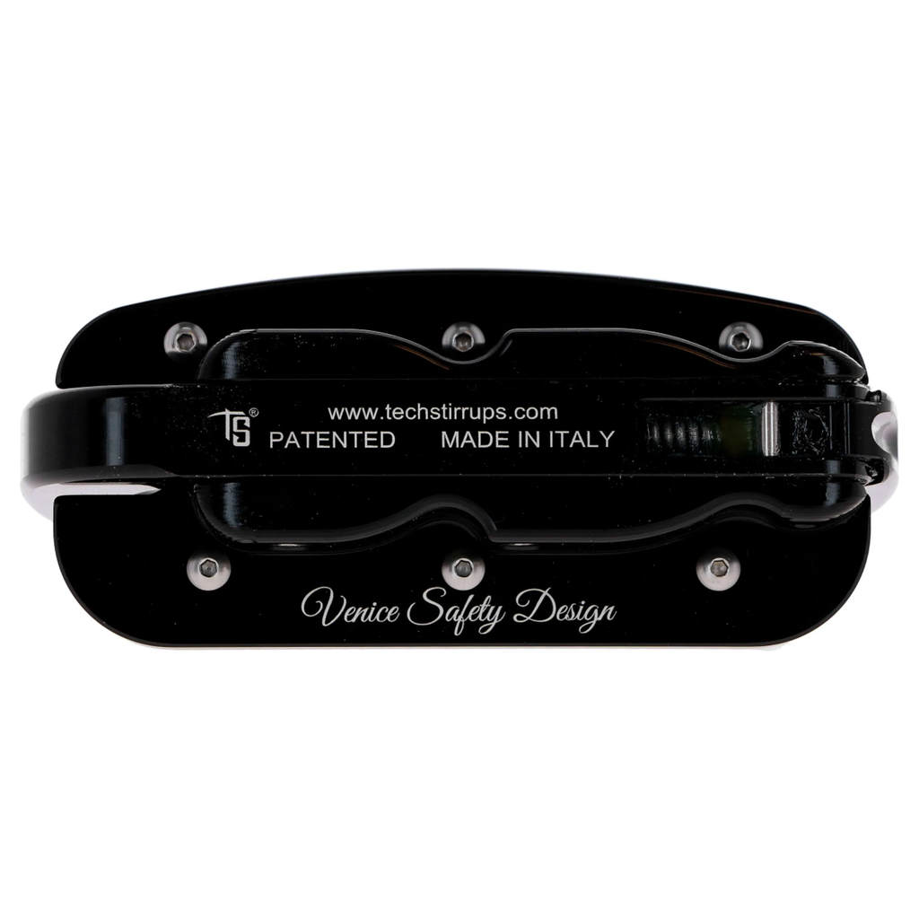 Tech Stirrups Venice Sloped Evo Swarovski - Black (Crystal Silver Night)